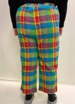 Rainbow Check Trousers- ref 23 - Resale item - Approx 18-20