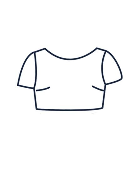 Design your own: Unlined Silk Crop-top