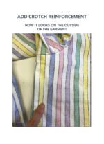 Replace crotch panels only - alteration to existing Emperor's garment