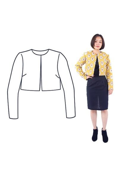 Design your own: Loungewear Cropped Jacket