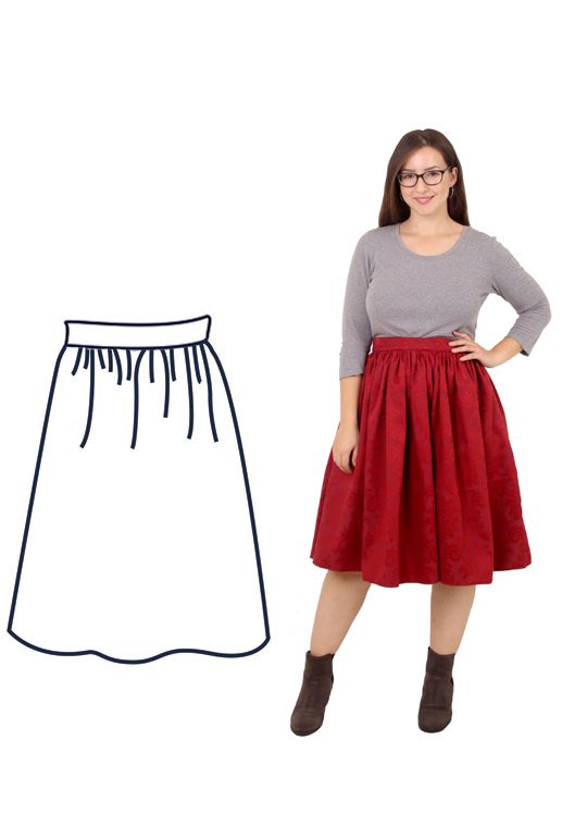 Digital Gift Voucher – Design your own Gathered Skirt 1 Digital Gift Voucher – Design your own Gathered Skirt