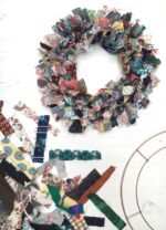 Fabric Wreath Kit - 20cm frame