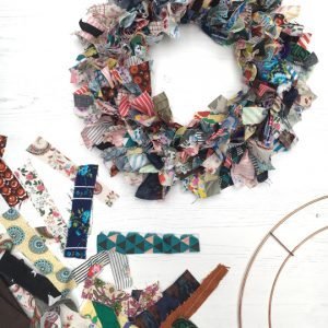Fabric Wreath Kit - 30cm frame