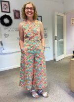 Big bloom culottes two piece - ref 266 - Resale item - Approx UK 12-14