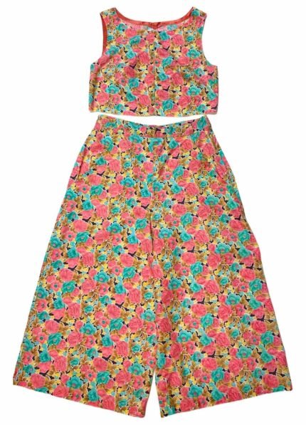 Big bloom culottes two piece - ref 266 - Resale item - Approx UK 12-14