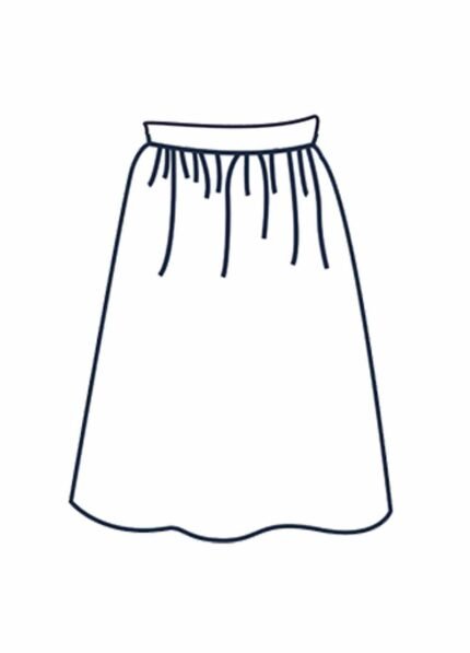 Design your own: Unlined Silk Gathered Skirt