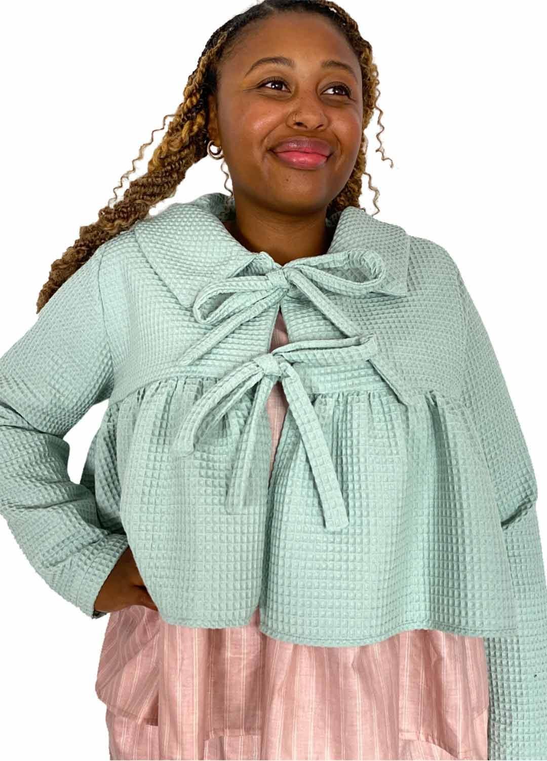 Gathered bed jacket
