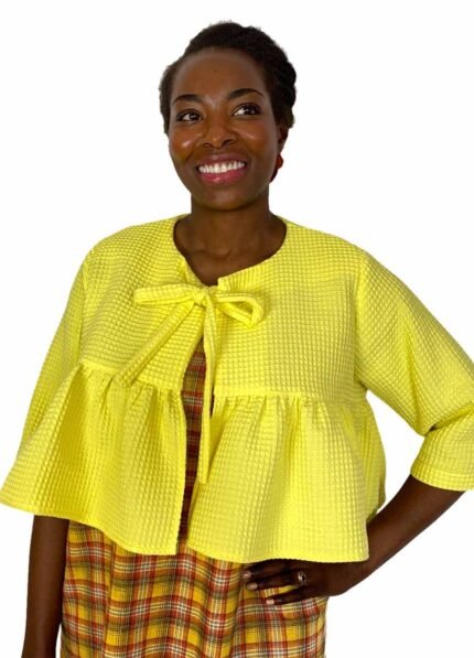 Gathered bed jacket