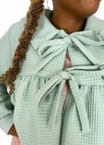 Gathered bed jacket