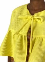 Gathered bed jacket