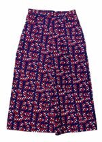 Abstract Print Cotton Culottes - ref 250 - Resale item - Approx 10-12