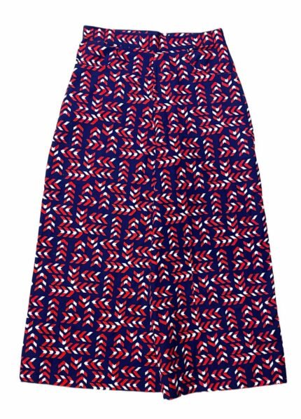Abstract Print Cotton Culottes - ref 250 - Resale item - Approx 10-12