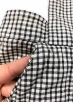 Micro gingham playsuit - ref 262 - Resale item - Approx UK 14-16