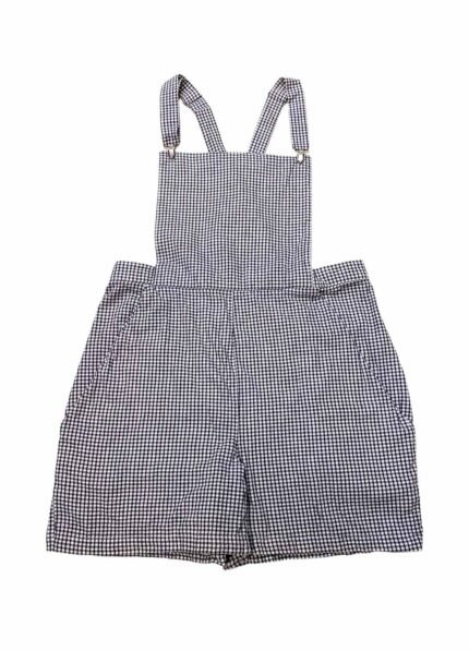 Micro gingham playsuit - ref 262 - Resale item - Approx UK 14-16