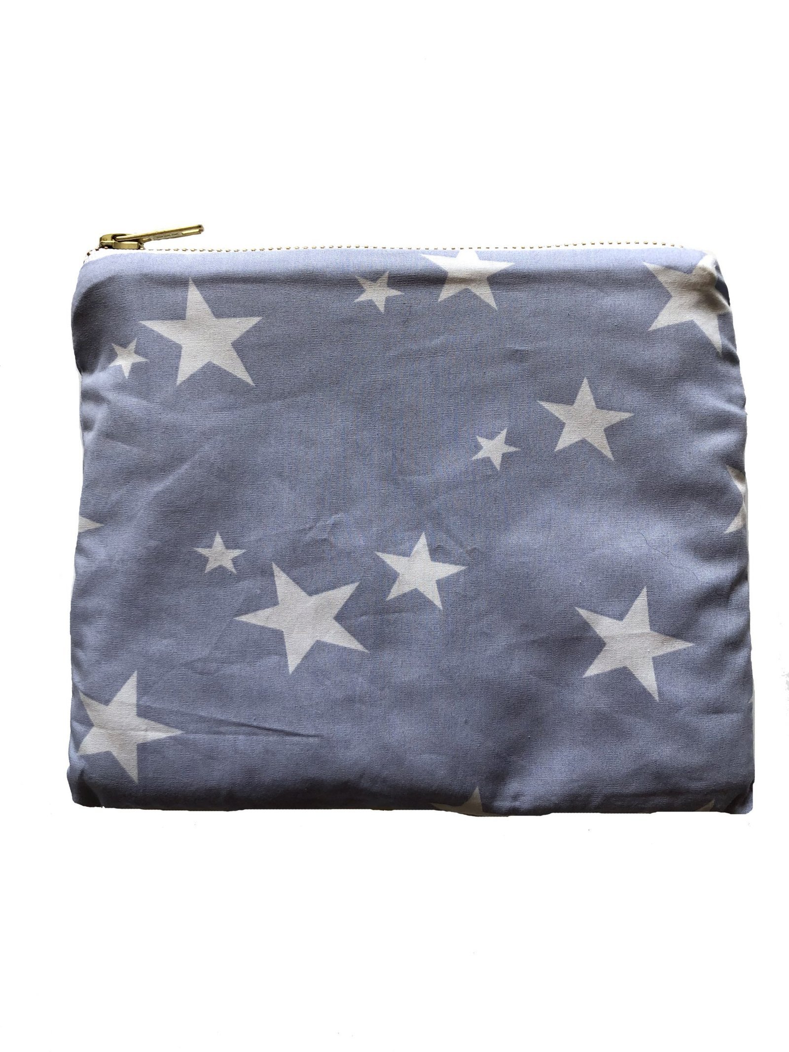 Pale Blue Starry Make Up Bag
