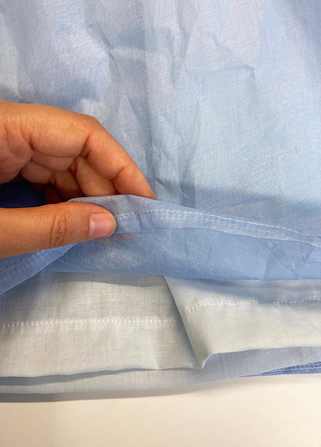Design your own: Organdy garment with lining - Fabric Surcharge