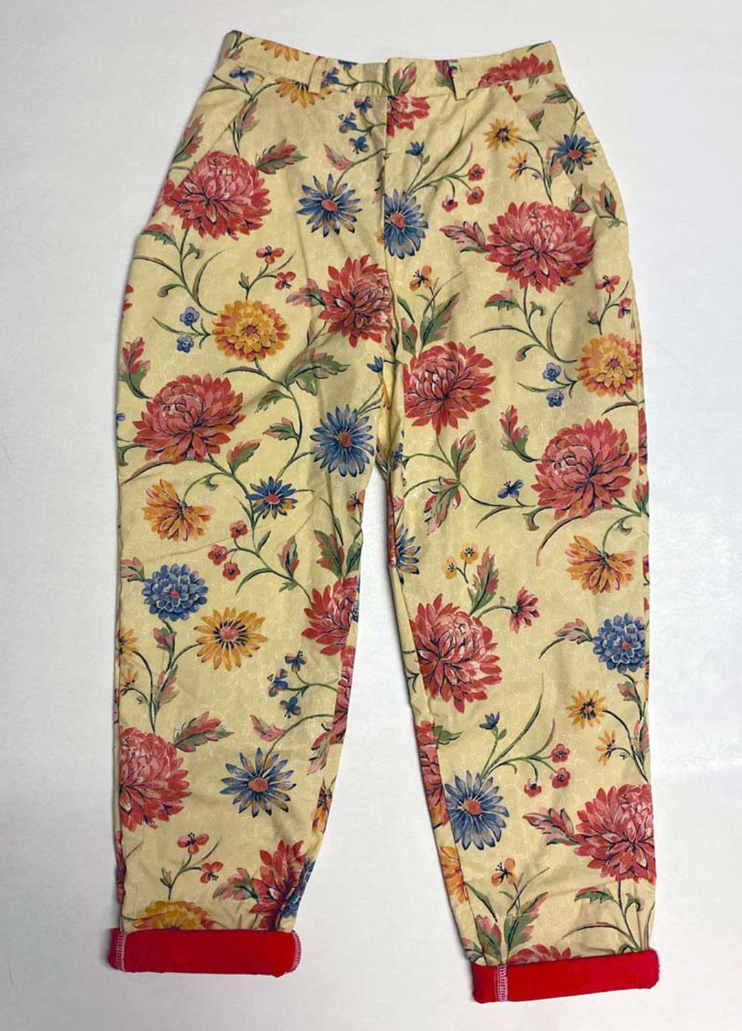 Flower Trousers- ref 19 - Resale item - Approx 10-12