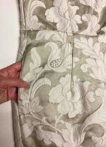 Cream Brocade Pencil Dress- ref 13 - Resale item - Approx 10-12