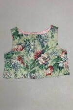 Floral Crop top- ref 71 - Resale item - Approx 14-16