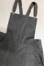 Grey Stripe Dungarees - ref 37 - Resale item - Approx 12-14