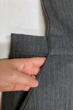 Grey Stripe Dungarees - ref 37 - Resale item - Approx 12-14