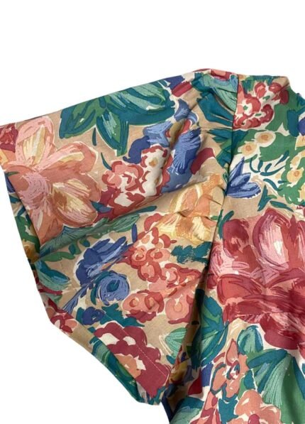 Big bloom A-line dress - ref 119 - Resale item - UK 22-24