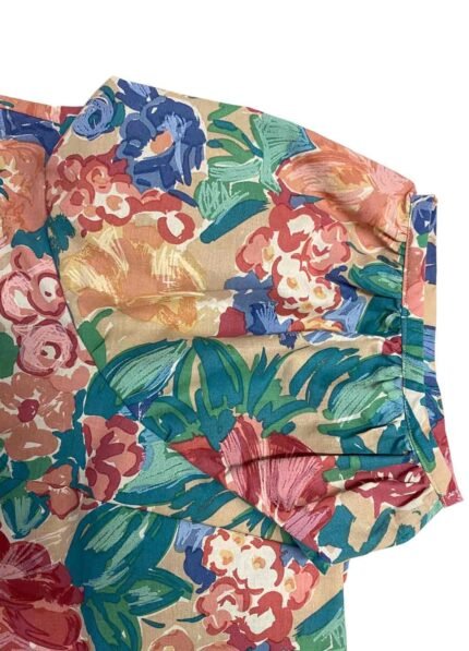 Big bloom crop top - ref 128 - Resale item - UK 30-32