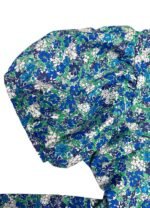 Blue ditsy floral wrapover minidress - ref 134 - Resale item - UK 18-20