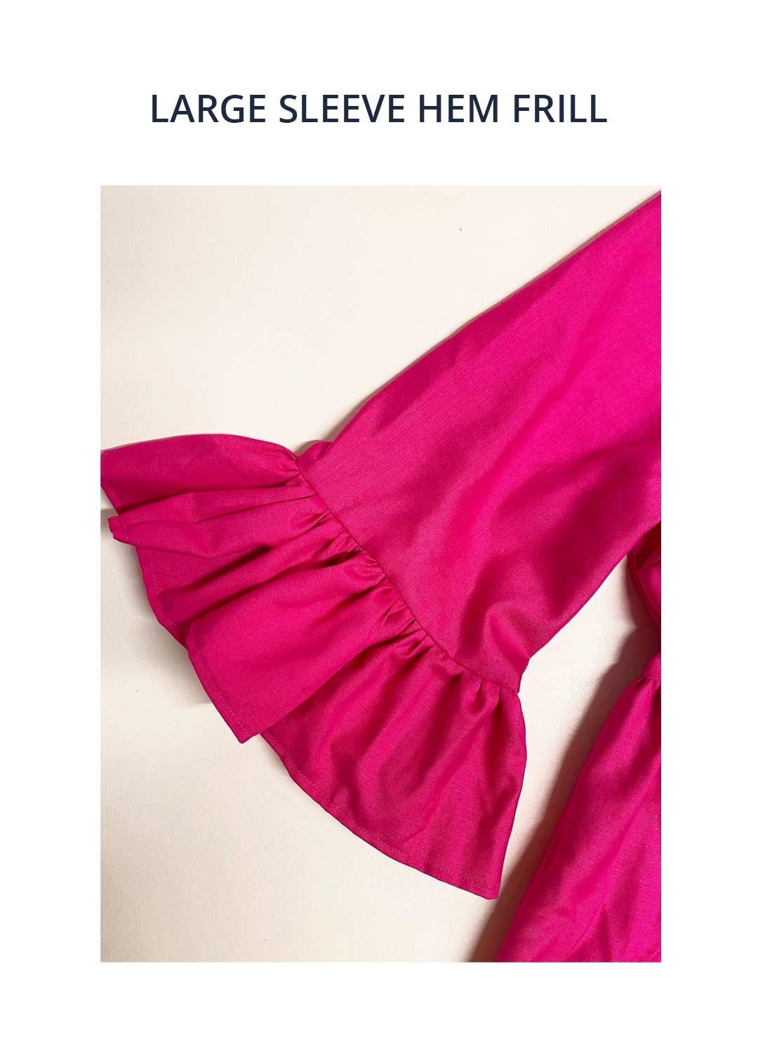 Add large sleeve hem frills to my unmade Emperor's garment 1 Add large sleeve hem frills to my unmade Emperor's garment