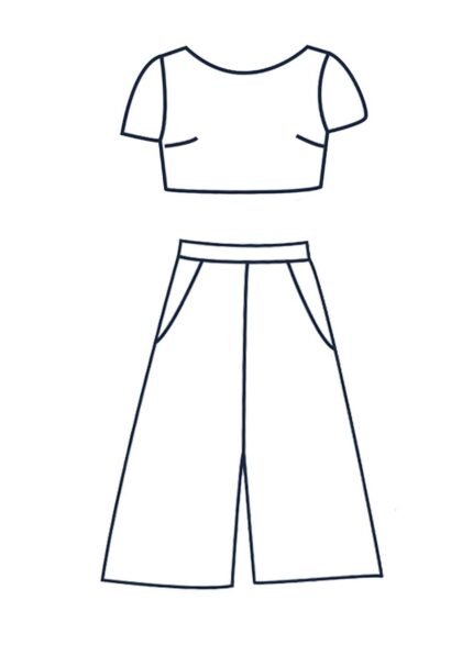 Design Your Own: Loungewear Culottes Two-Piece