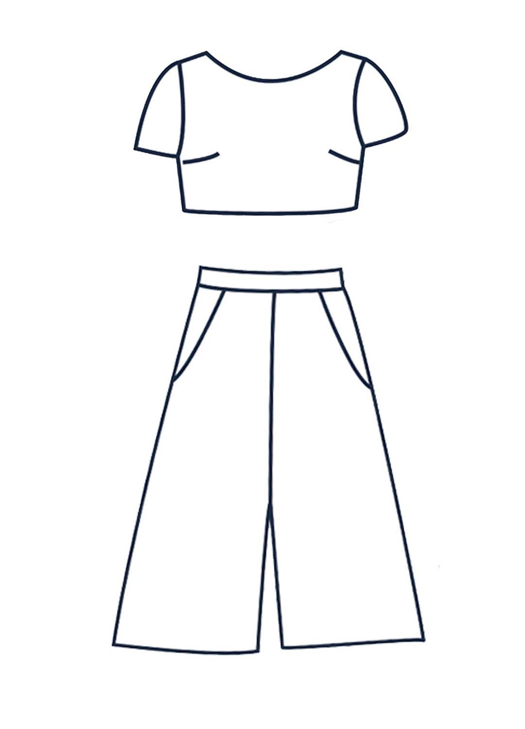 Design Your Own: Loungewear Culottes Two-Piece