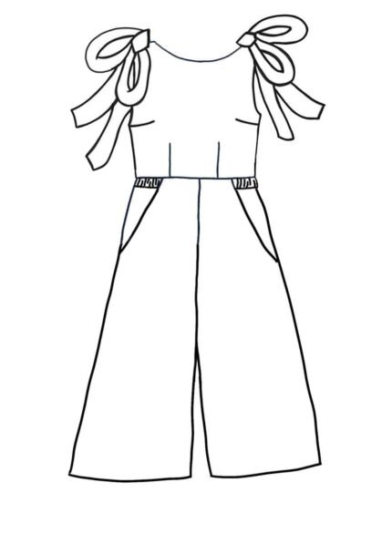 Design your own: Culottes Loungewear Jumpsuit