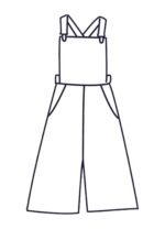 Design your own: Loungewear Dungaree-Culottes