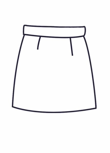 Design your own: Unlined Organdy Mini Skirt