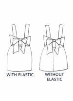 Design your own: Mini Button-up Back-Bow Strap Dress