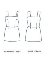 Design your own: Mini Button-up Back-Bow Strap Dress