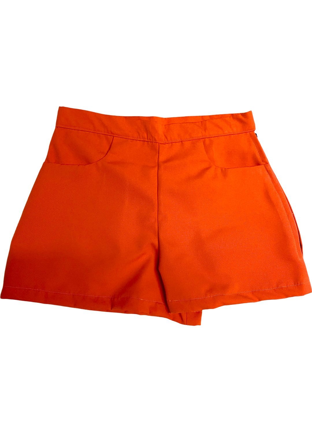 Orange Cotton Shorts - ref 254 - Resale item - Approx UK 10-12 1 Orange Cotton Shorts - ref 254 - Resale item - Approx UK 10-12
