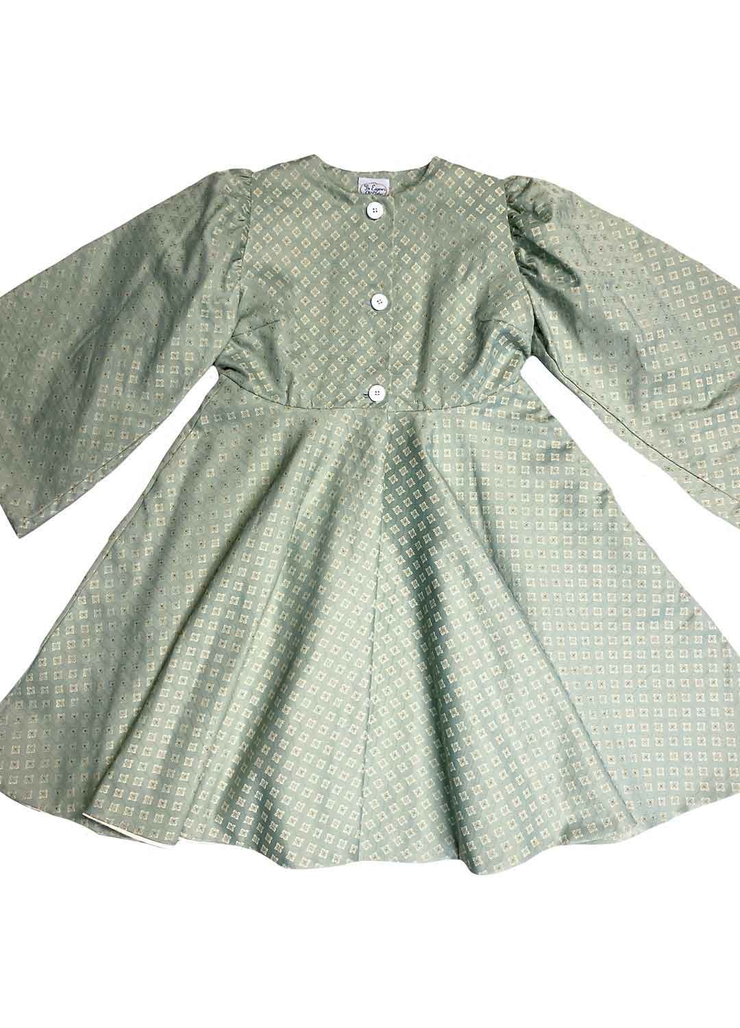 Mint green skater coat - ref 208 - Resale item - Approx UK 12-14