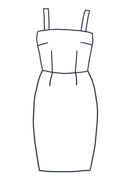 Design your own: Pencil Strap Dress