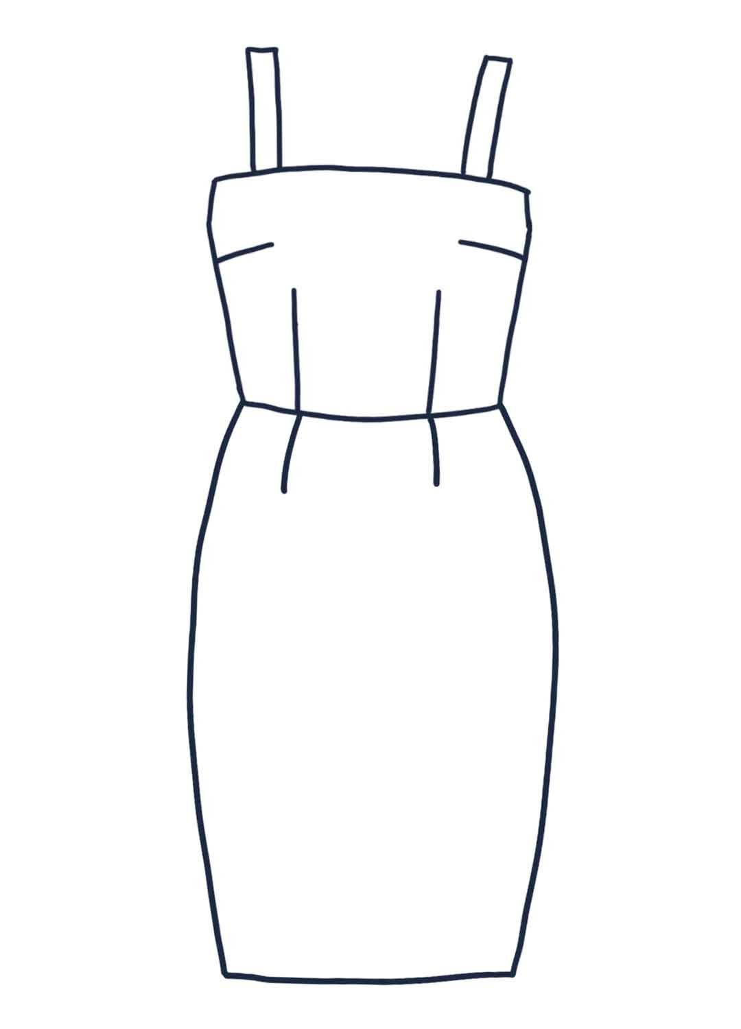 Design your own: Pencil Strap Dress