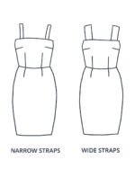 Design your own: Pencil Button-up Strap Dress