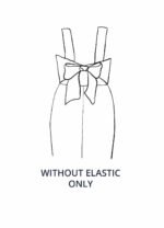 Design your own: Pencil Button-up Back-Bow Strap Dress