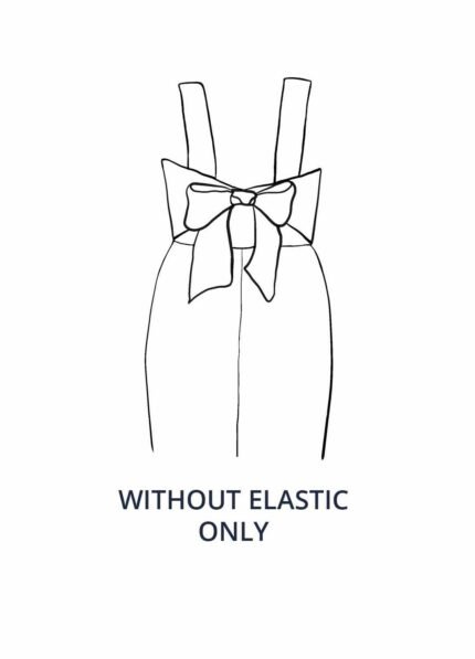 Design your own: Pencil Button-up Back-Bow Strap Dress