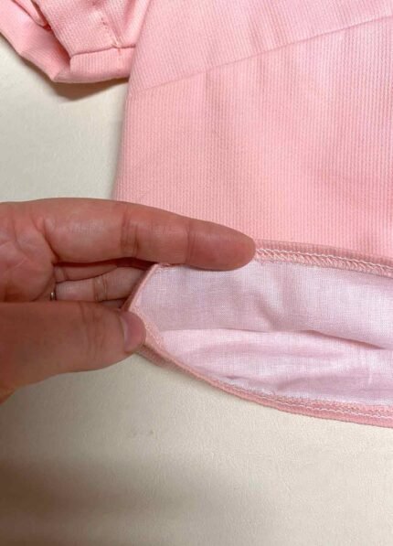 Pink Crop top- ref 72 - Resale item - Approx 10-12