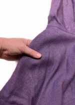 Purple linen-viscose Skater Dress - ref 265 - Resale item - Approx UK 12-14
