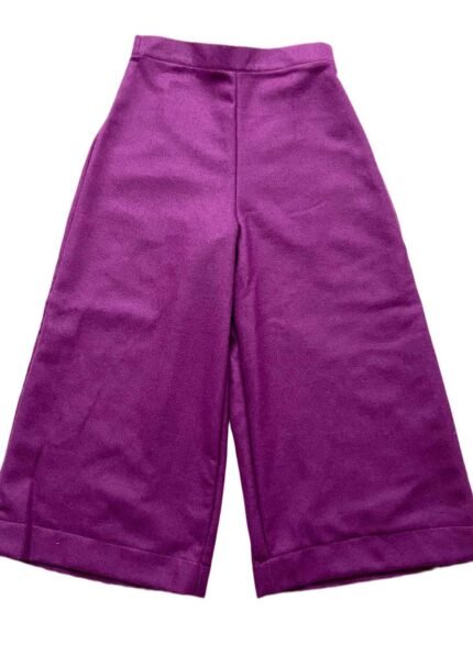 Purple Wool Culottes - ref 249 - Resale item - Approx 10-12