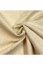 Fabric Ref 2513 - Yellow Textured Cotton Mix