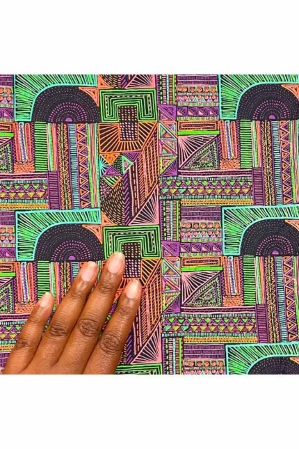 Fabric Ref 2706 - Geometric Cotton