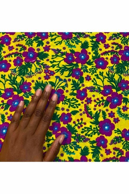 Fabric Ref 3156 - Floral Viscose Mix