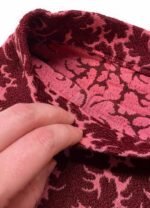 Red brocade mini skirt - ref 260 - Resale item - UK 12-14